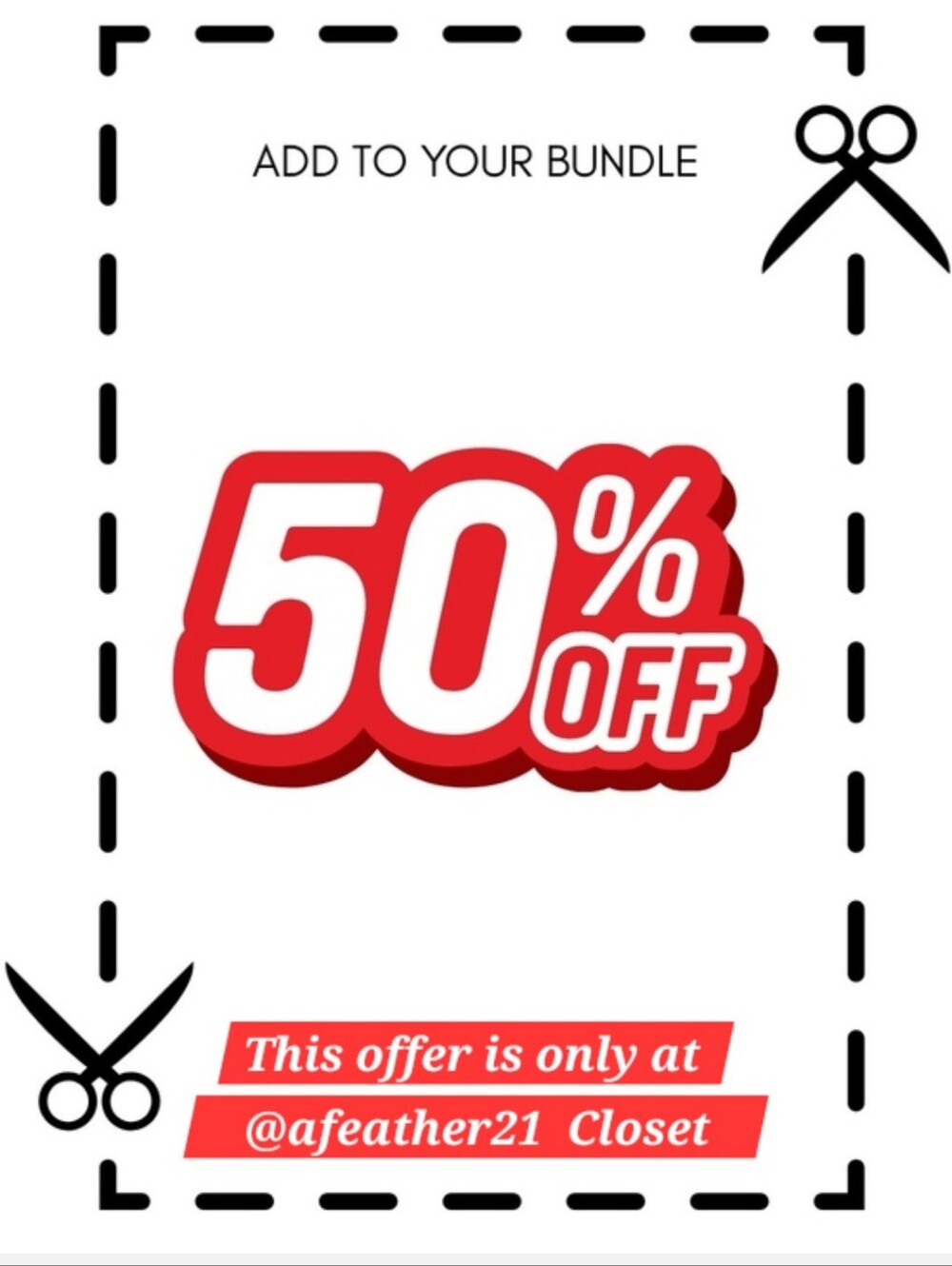 LIKE FOR 50% OFF YOUR WHOLE BUNDLE